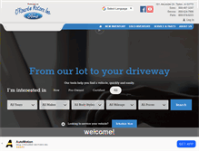 Tablet Screenshot of orourkemotorsonline.com